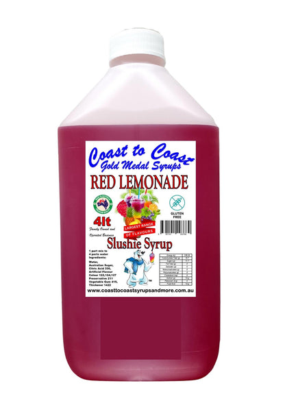 #3 Coast to Coast Gold Medal Syrups®, 4ltr, Premium Slushie Syrup