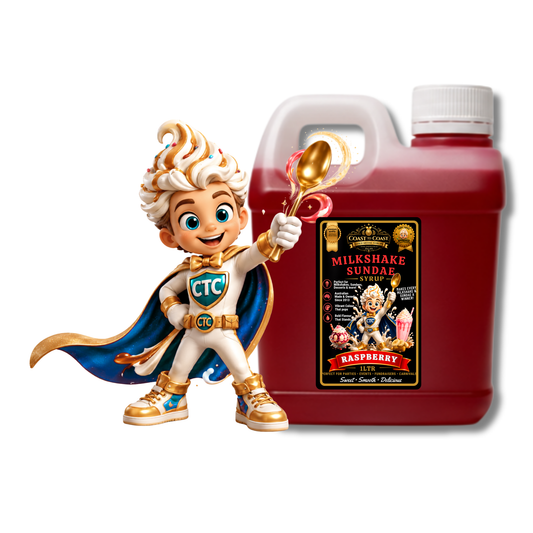 Raspberry, Milkshake/Sundae toppings 1ltr - Coast to Coast Gold Medal Syrups®