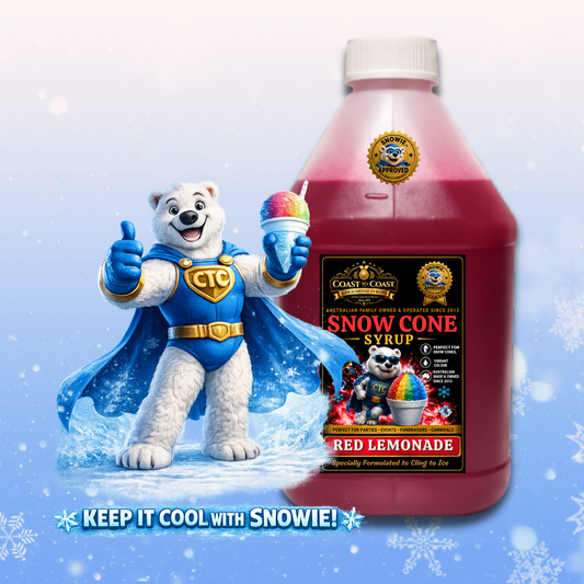 Red Lemonade Snow Cone Syrups 4ltr - Coast to Coast Gold Medal Syrups®