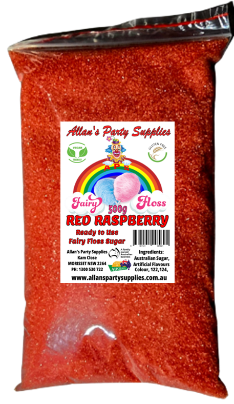 #2 APS, Ready to use Fairy Floss Sugar, 500g Bags, You Choose Your Flavours