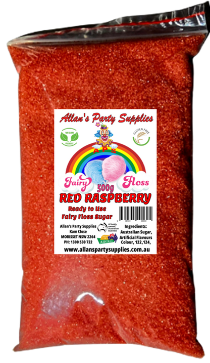 #2 APS, Ready to use Fairy Floss Sugar, 500g Bags, You Choose Your Flavours