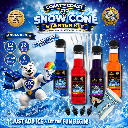 Coast to Coast Gold Medal Syrups®, Snow Cone Kit 250ml