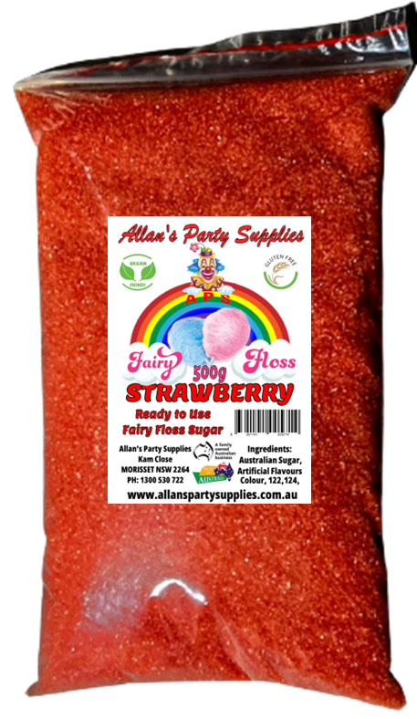#2 APS, Ready to use Fairy Floss Sugar, 500g Bags, You Choose Your Flavours