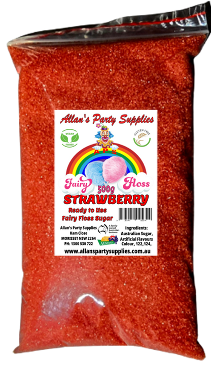 #2 APS, Ready to use Fairy Floss Sugar, 500g Bags, You Choose Your Flavours
