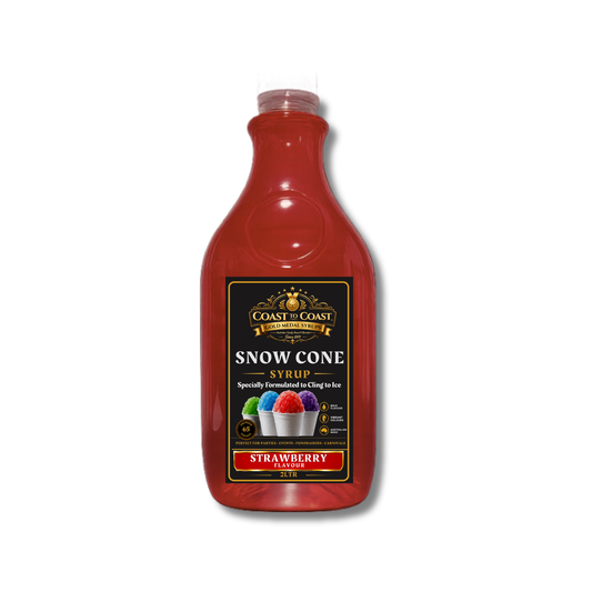 Strawberry Snow Cone Syrups 2ltr - Coast to Coast Gold Medal Syrups®
