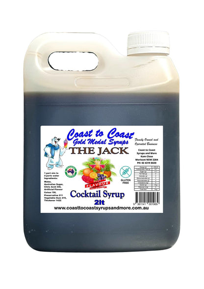 #2 Coast to Coast Gold Medal Syrups®, 2ltr, Premium Cocktail Syrups.