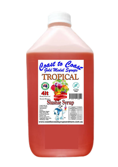 #3 Coast to Coast Gold Medal Syrups®, 4ltr, Premium Slushie Syrup