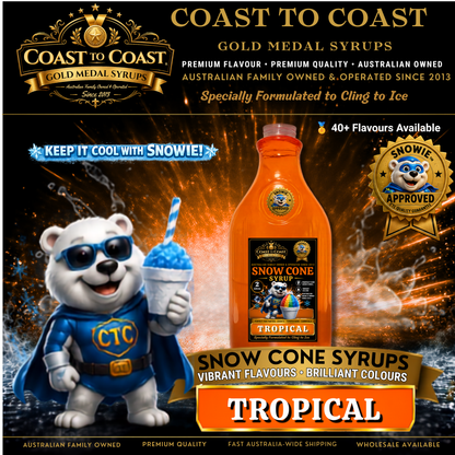 Tropical Snow Cone Syrups 2ltr - Coast to Coast Gold Medal Syrups®