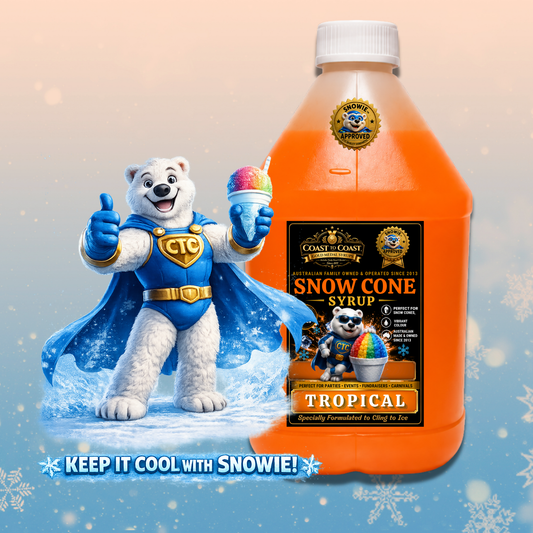 Tropical Snow Cone Syrups 4ltr - Coast to Coast Gold Medal Syrups®