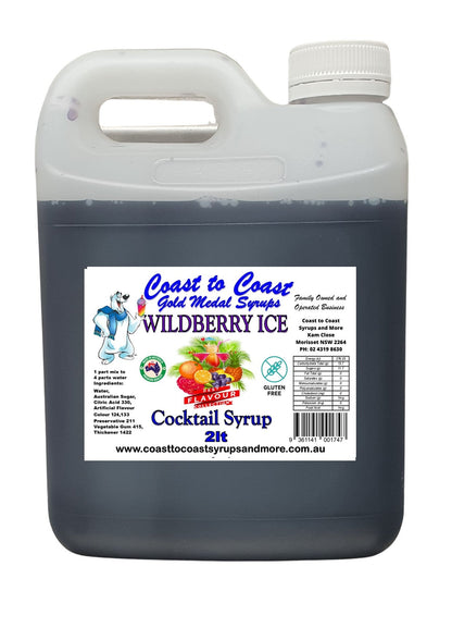 #2 Coast to Coast Gold Medal Syrups®, 2ltr, Premium Cocktail Syrups.
