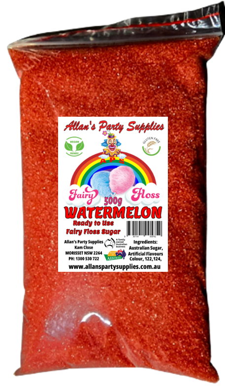 #2 APS, Ready to use Fairy Floss Sugar, 500g Bags, You Choose Your Flavours