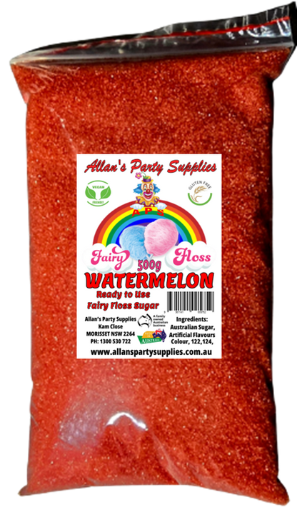 #2 APS, Ready to use Fairy Floss Sugar, 500g Bags, You Choose Your Flavours