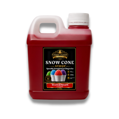 Watermelon Snow Cone Syrups 1ltr - Coast to Coast Gold Medal Syrups®