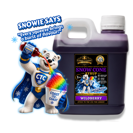 Wildberry Snow Cone Syrups 1ltr - Coast to Coast Gold Medal Syrups®