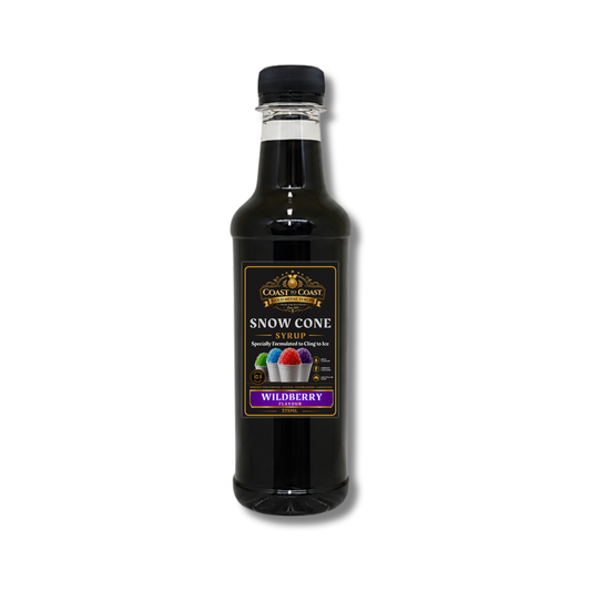 Wildberry Snow Cone Syrups 375ml - Coast to Coast Gold Medal Syrups®