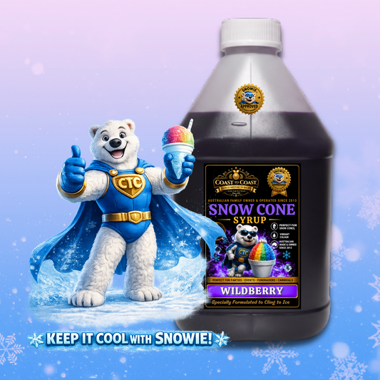 Wildberry Snow Cone Syrups 4ltr - Coast to Coast Gold Medal Syrups®