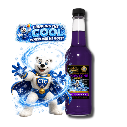 Wildberry Snow Cone Syrups 750ml - Coast to Coast Gold Medal Syrups®