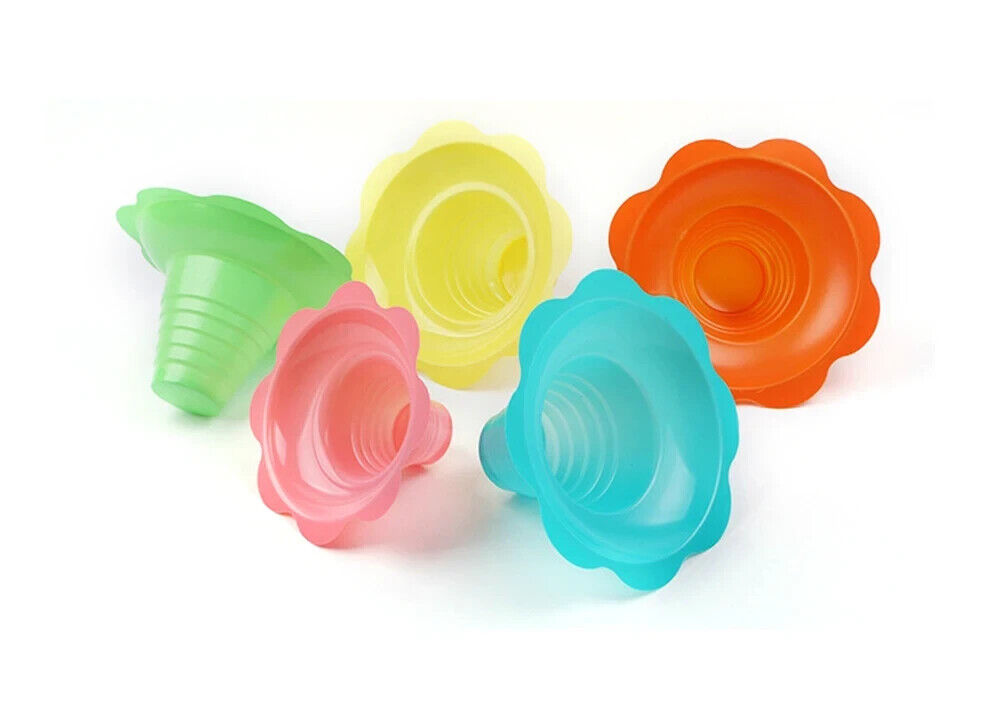 #7 Snow Cone Cups, 50pk Snow Cone/Ice Cream Flower Cups,