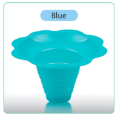 #7 Snow Cone Cups, 50pk Snow Cone/Ice Cream Flower Cups,