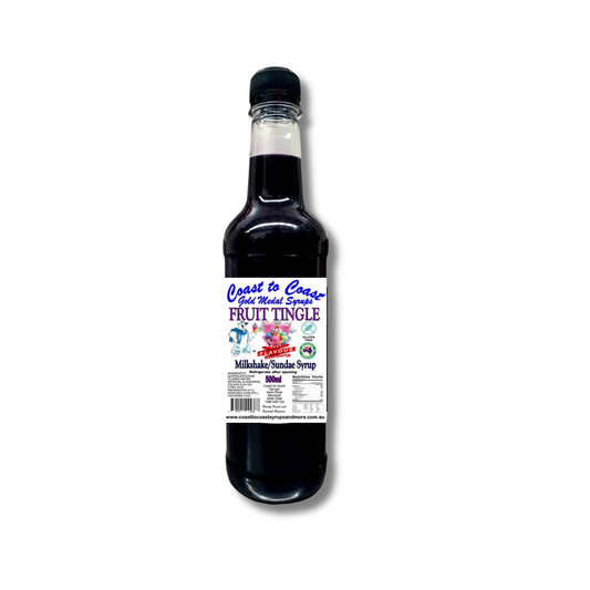 Fruit Tingle, Milkshake/Sundae toppings 500ml, Coast to Coast Gold Medal Syrups®